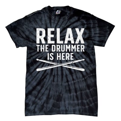 Funny Drummer Design For Men Women Drum Player Music Lover Tie-Dye T-Shirt