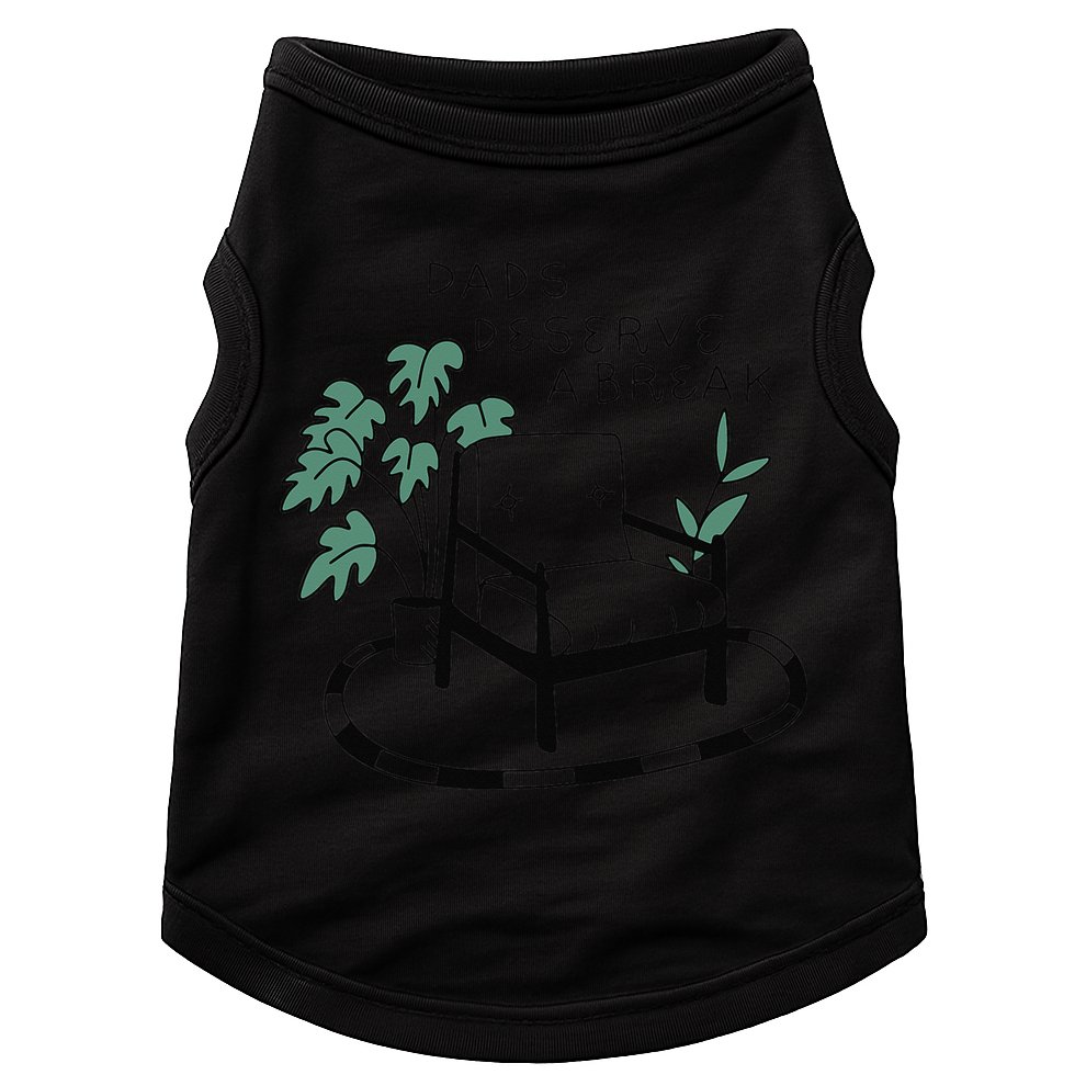 Fathers Day Dad Deserve A Break Daddy Family Doggie Tank