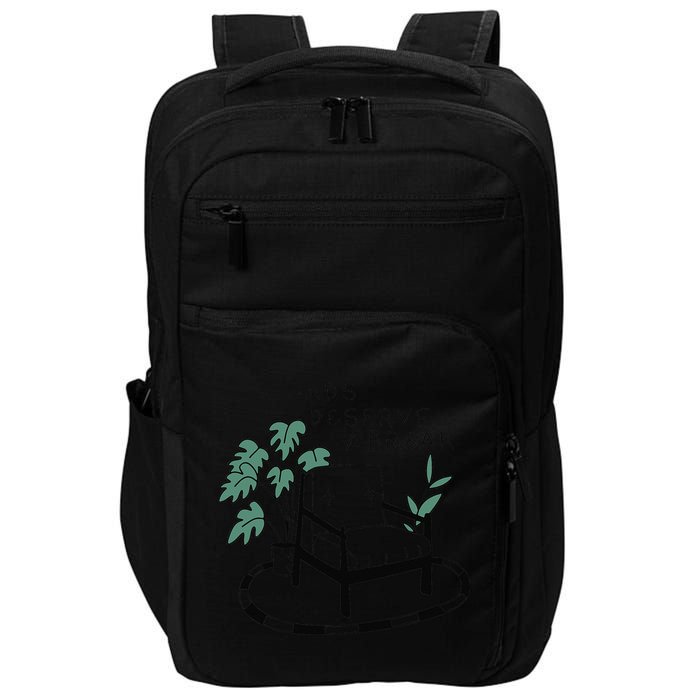 Fathers Day Dad Deserve A Break Daddy Family Impact Tech Backpack