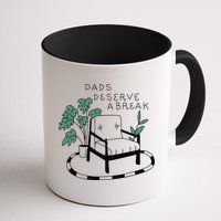 Fathers Day Dad Deserve A Break Daddy Family Mug