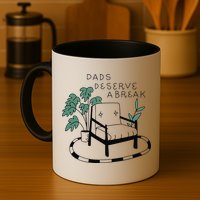 Fathers Day Dad Deserve A Break Daddy Family Mug
