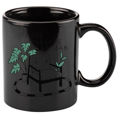 Fathers Day Dad Deserve A Break Daddy Family 11oz C Handle Ceramic Mug