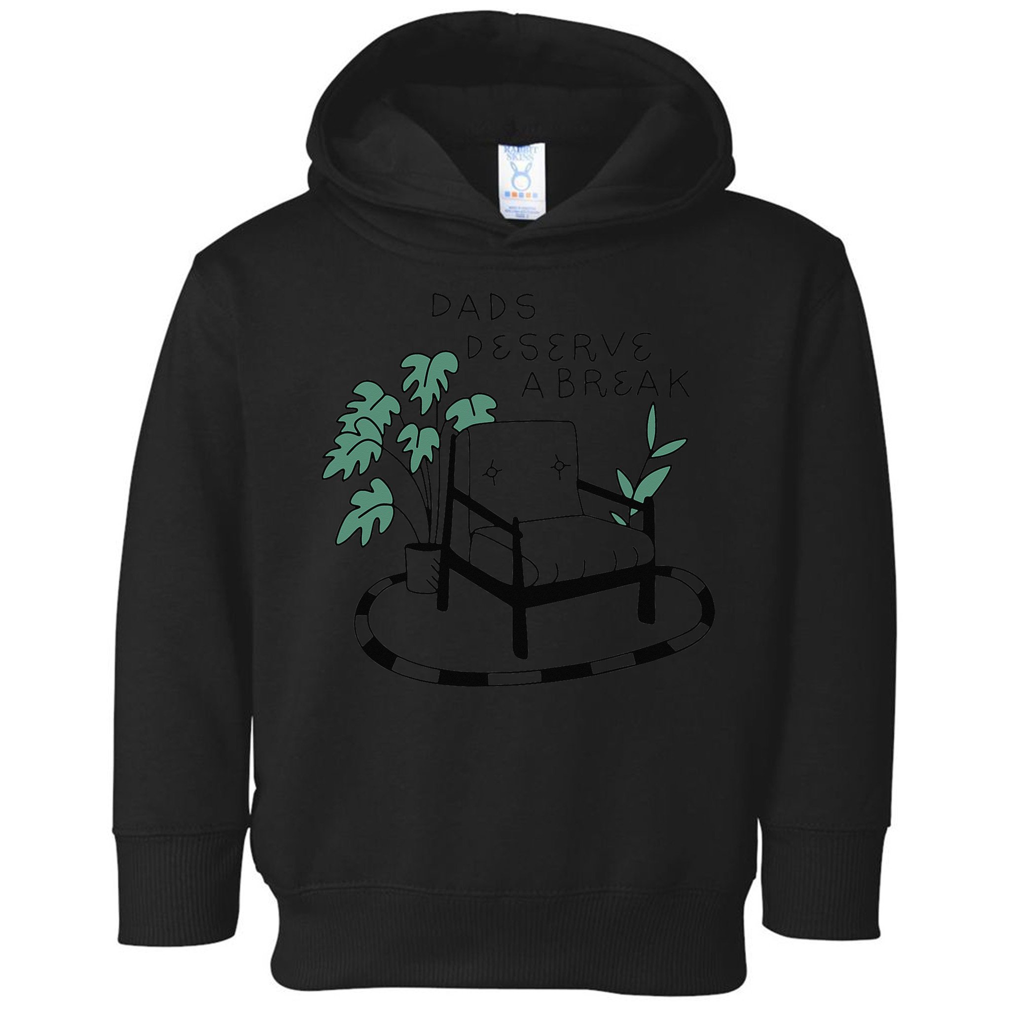 Fathers Day Dad Deserve A Break Daddy Family Toddler Hoodie