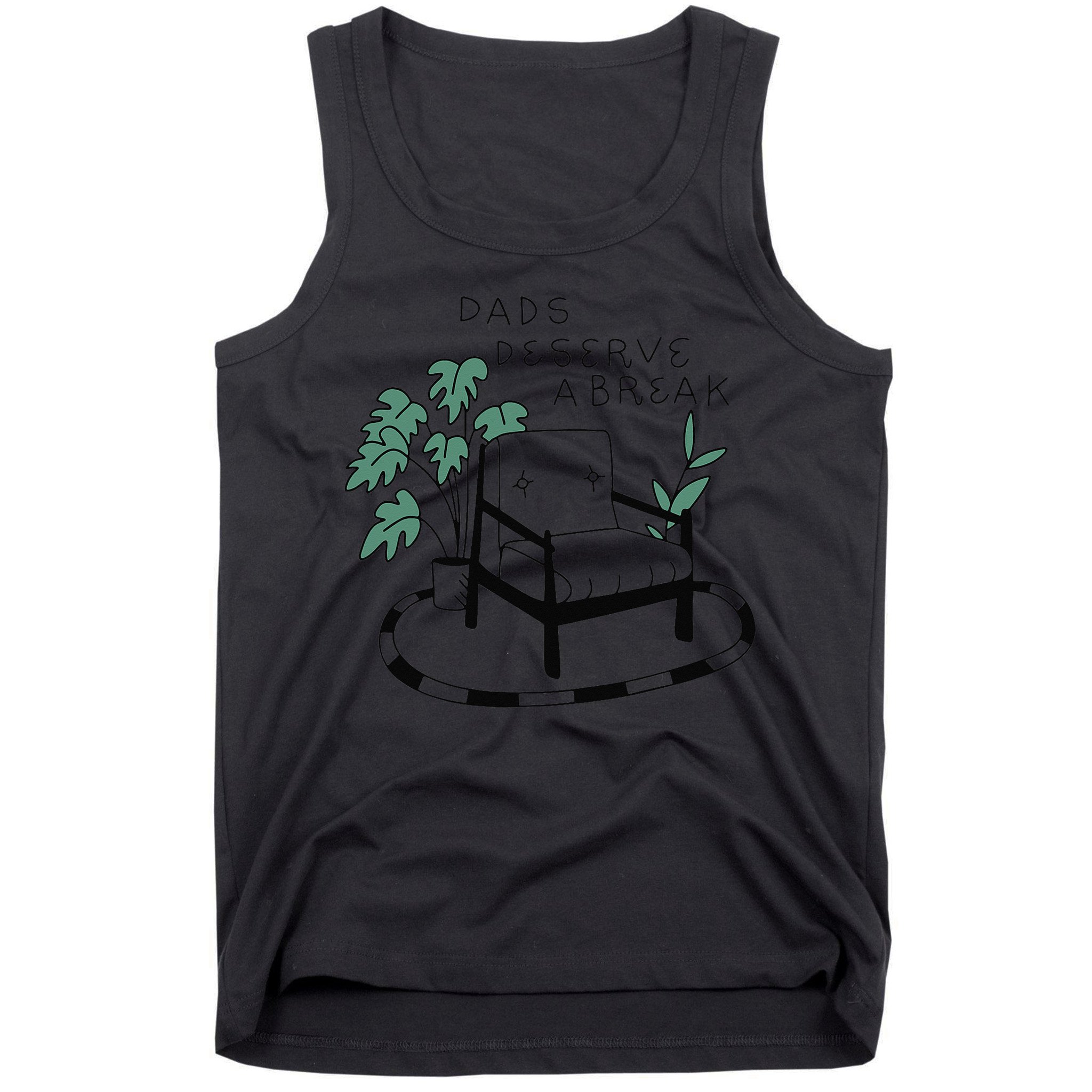 Fathers Day Dad Deserve A Break Daddy Family Tank Top