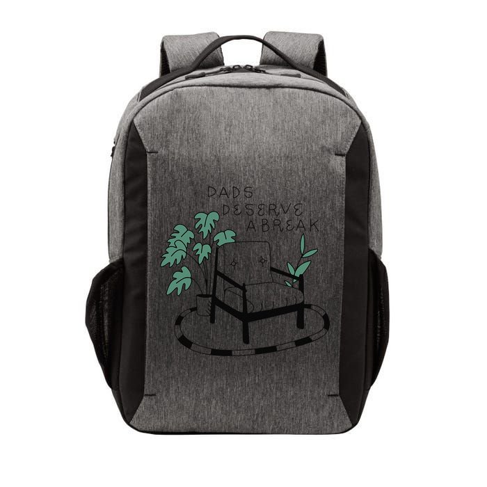 Fathers Day Dad Deserve A Break Daddy Family Vector Backpack