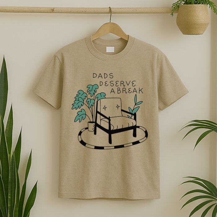 Fathers Day Dad Deserve A Break Daddy Family T-Shirt