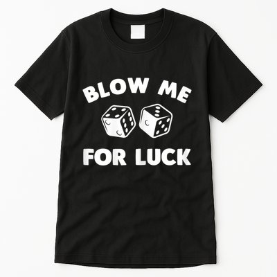 Funny Dice Design For Women Gambling Dice Casino Lovers Tall T-Shirt