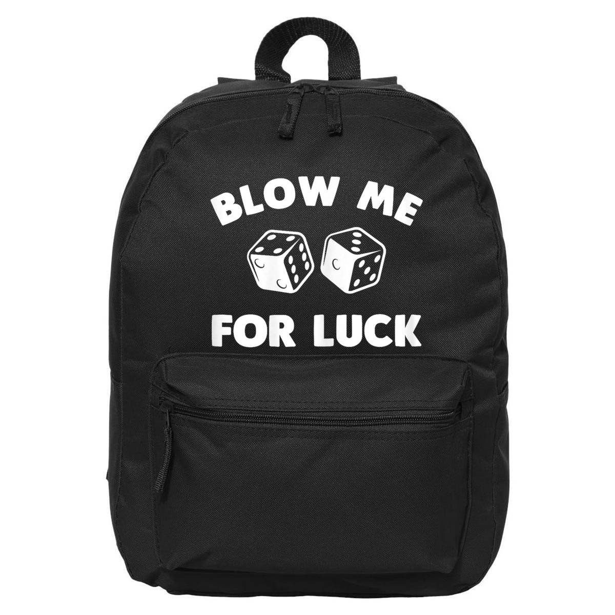 Funny Dice Design For Women Gambling Dice Casino Lovers 16 in Basic Backpack