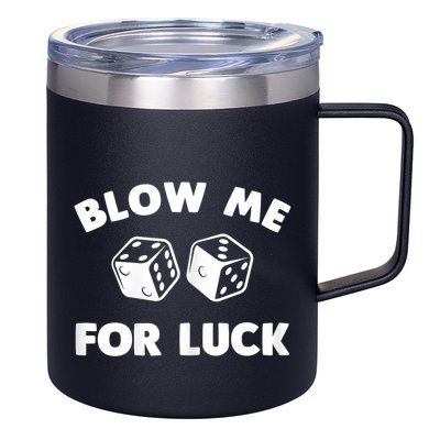 Funny Dice Design For Women Gambling Dice Casino Lovers 12oz Stainless Steel Coffee Mug