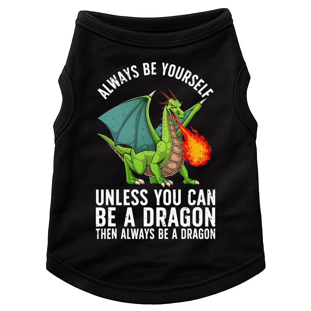Funny Dragon Design Fantasy Dragon Lover Doggie Tank