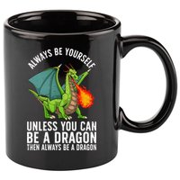 Funny Dragon Design Fantasy Dragon Lover 11oz C Handle Ceramic Mug