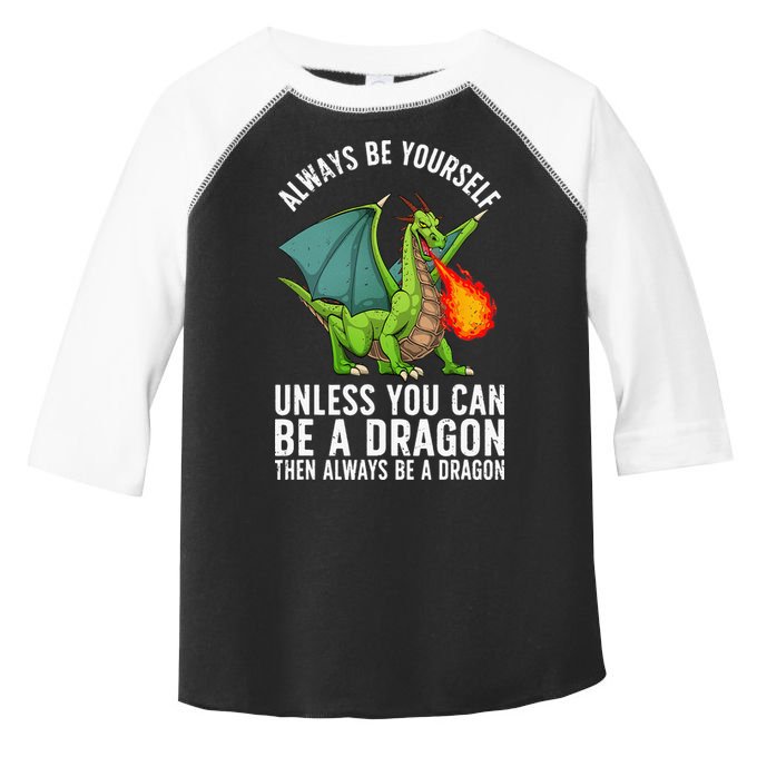 Funny Dragon Design Fantasy Dragon Lover Toddler Fine Jersey T-Shirt