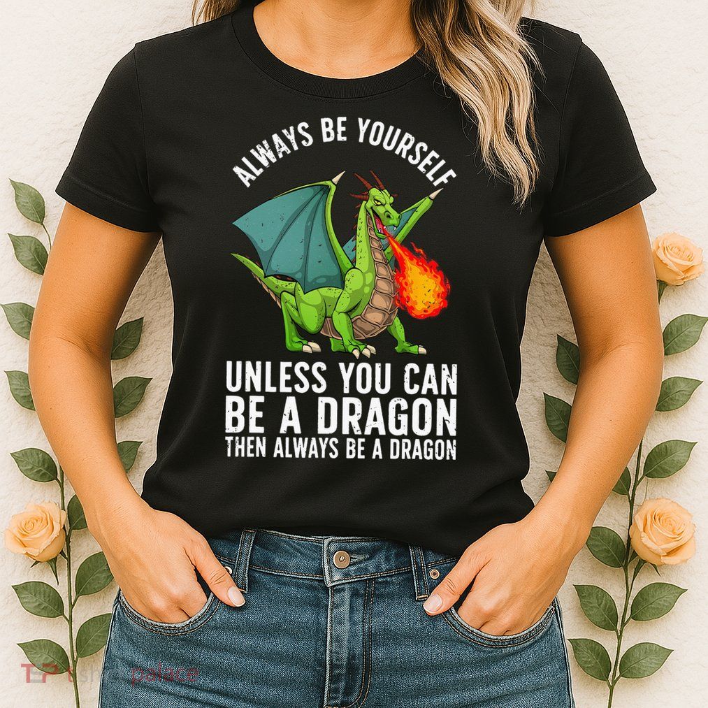 Funny Dragon Design Fantasy Dragon Lover Womens T-Shirt