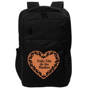 Feliz Dia De Las Madres Heart Mexican Mom Impact Tech Backpack