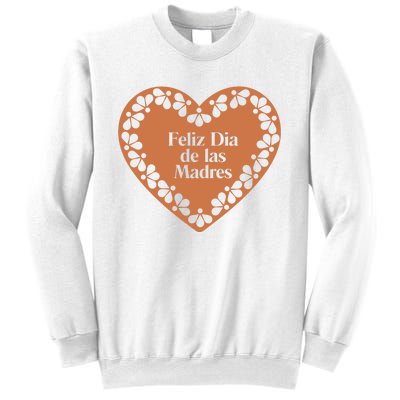 Feliz Dia De Las Madres Heart Mexican Mom Sweatshirt