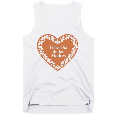 Feliz Dia De Las Madres Heart Mexican Mom Tank Top