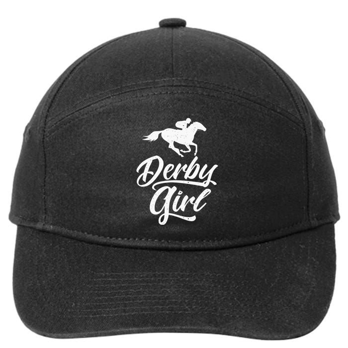 funny Derby Day Kentucky horse racing 7-Panel Snapback Hat