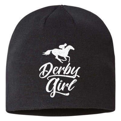 funny Derby Day Kentucky horse racing Sustainable Beanie