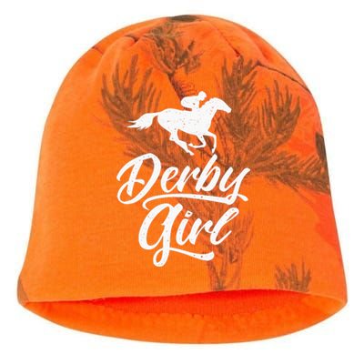 funny Derby Day Kentucky horse racing Kati - Camo Knit Beanie