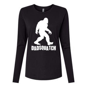 Funny Dadsquatch Dad Sasquatch Bigfoot Womens Cotton Relaxed Long Sleeve T-Shirt