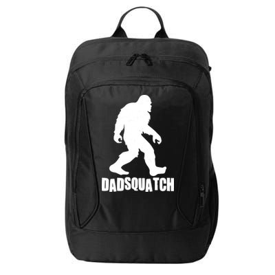 Funny Dadsquatch Dad Sasquatch Bigfoot City Backpack
