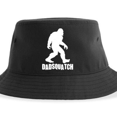 Funny Dadsquatch Dad Sasquatch Bigfoot Sustainable Bucket Hat