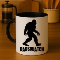 Funny Dadsquatch Dad Sasquatch Bigfoot Mug