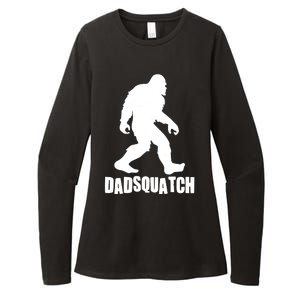 Funny Dadsquatch Dad Sasquatch Bigfoot Womens CVC Long Sleeve Shirt