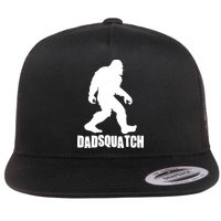Funny Dadsquatch Dad Sasquatch Bigfoot Flat Bill Trucker Hat