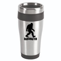 Funny Dadsquatch Dad Sasquatch Bigfoot 16oz Travel Tumbler