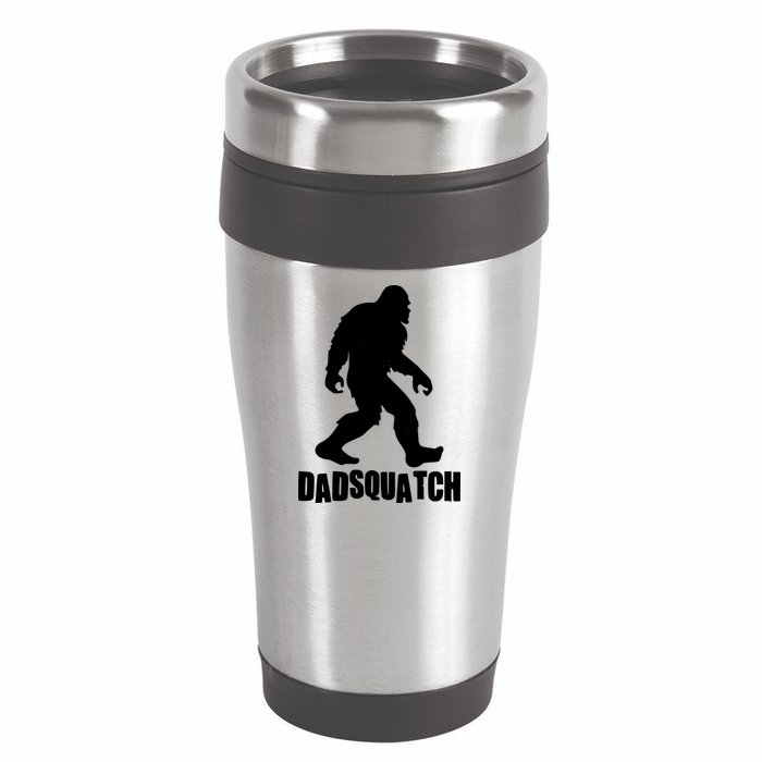 Funny Dadsquatch Dad Sasquatch Bigfoot 16oz Travel Tumbler
