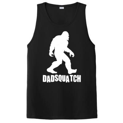 Funny Dadsquatch Dad Sasquatch Bigfoot PosiCharge Competitor Tank