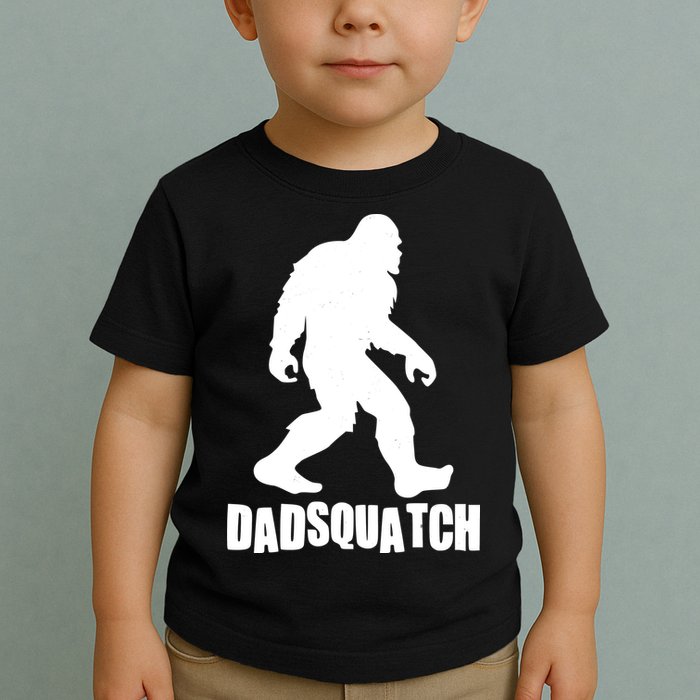 Funny Dadsquatch Dad Sasquatch Bigfoot Toddler T-Shirt