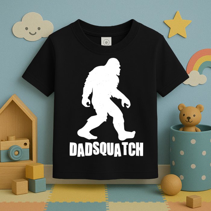 Funny Dadsquatch Dad Sasquatch Bigfoot Toddler T-Shirt