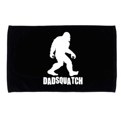 Funny Dadsquatch Dad Sasquatch Bigfoot Microfiber Hand Towel