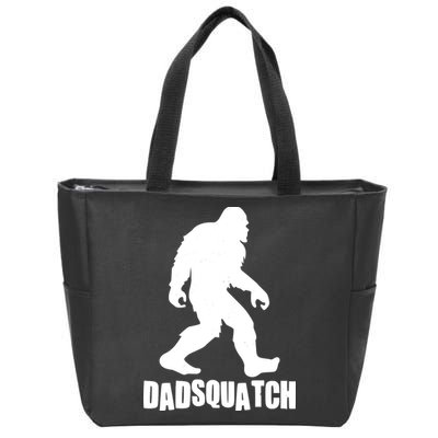 Funny Dadsquatch Dad Sasquatch Bigfoot Zip Tote Bag