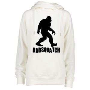 Funny Dadsquatch Dad Sasquatch Bigfoot Womens Funnel Neck Pullover Hood