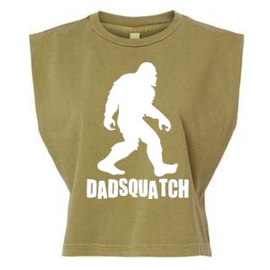 Funny Dadsquatch Dad Sasquatch Bigfoot Garment-Dyed Women's Muscle Tee