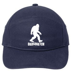 Funny Dadsquatch Dad Sasquatch Bigfoot 7-Panel Snapback Hat