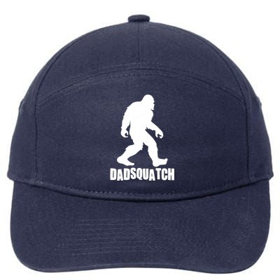 Funny Dadsquatch Dad Sasquatch Bigfoot 7-Panel Snapback Hat