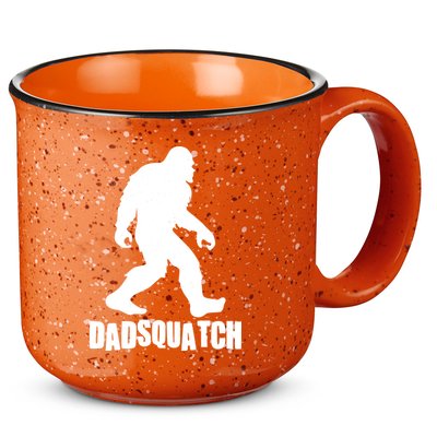 Funny Dadsquatch Dad Sasquatch Bigfoot 15oz Campfire Ceramic Mug