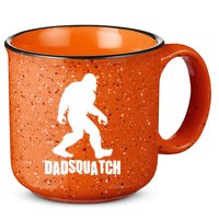 Funny Dadsquatch Dad Sasquatch Bigfoot 15oz Campfire Ceramic Mug
