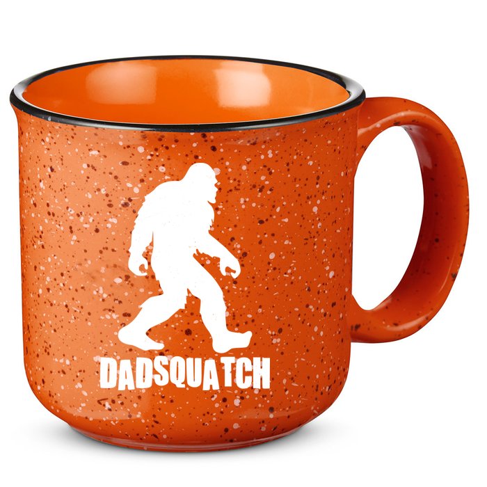 Funny Dadsquatch Dad Sasquatch Bigfoot 15oz Campfire Ceramic Mug