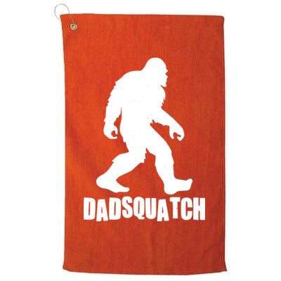 Funny Dadsquatch Dad Sasquatch Bigfoot Golf Towel