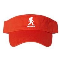 Funny Dadsquatch Dad Sasquatch Bigfoot Valucap Bio-Washed Visor