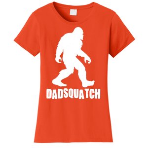 Funny Dadsquatch Dad Sasquatch Bigfoot Women's T-Shirt