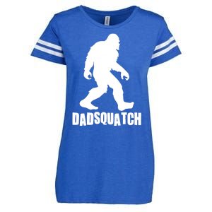 Funny Dadsquatch Dad Sasquatch Bigfoot Enza Ladies Jersey Football T-Shirt