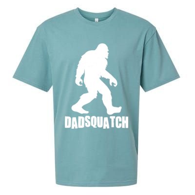 Funny Dadsquatch Dad Sasquatch Bigfoot Sueded Cloud Jersey T-Shirt