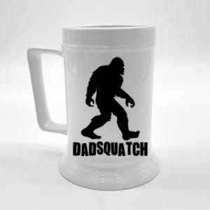 Funny Dadsquatch Dad Sasquatch Bigfoot Beer Stein