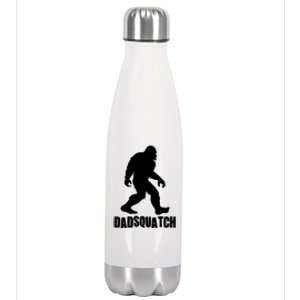 Funny Dadsquatch Dad Sasquatch Bigfoot Stainless Steel Insulated Water Bottle